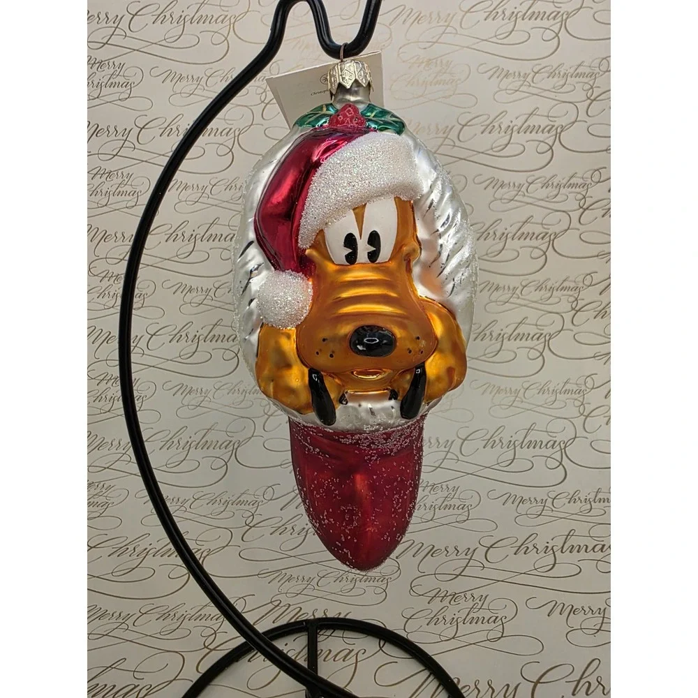 1998 Christopher Radko Disney Pluto Stocking 98-DIS-07 Ornament 7